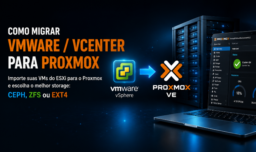 Como migrar VMware para Proxmox