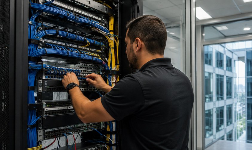cabeamento estruturado em condominios